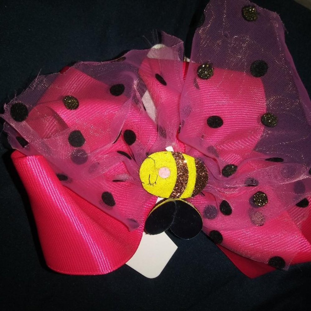 bumble bee hair clip